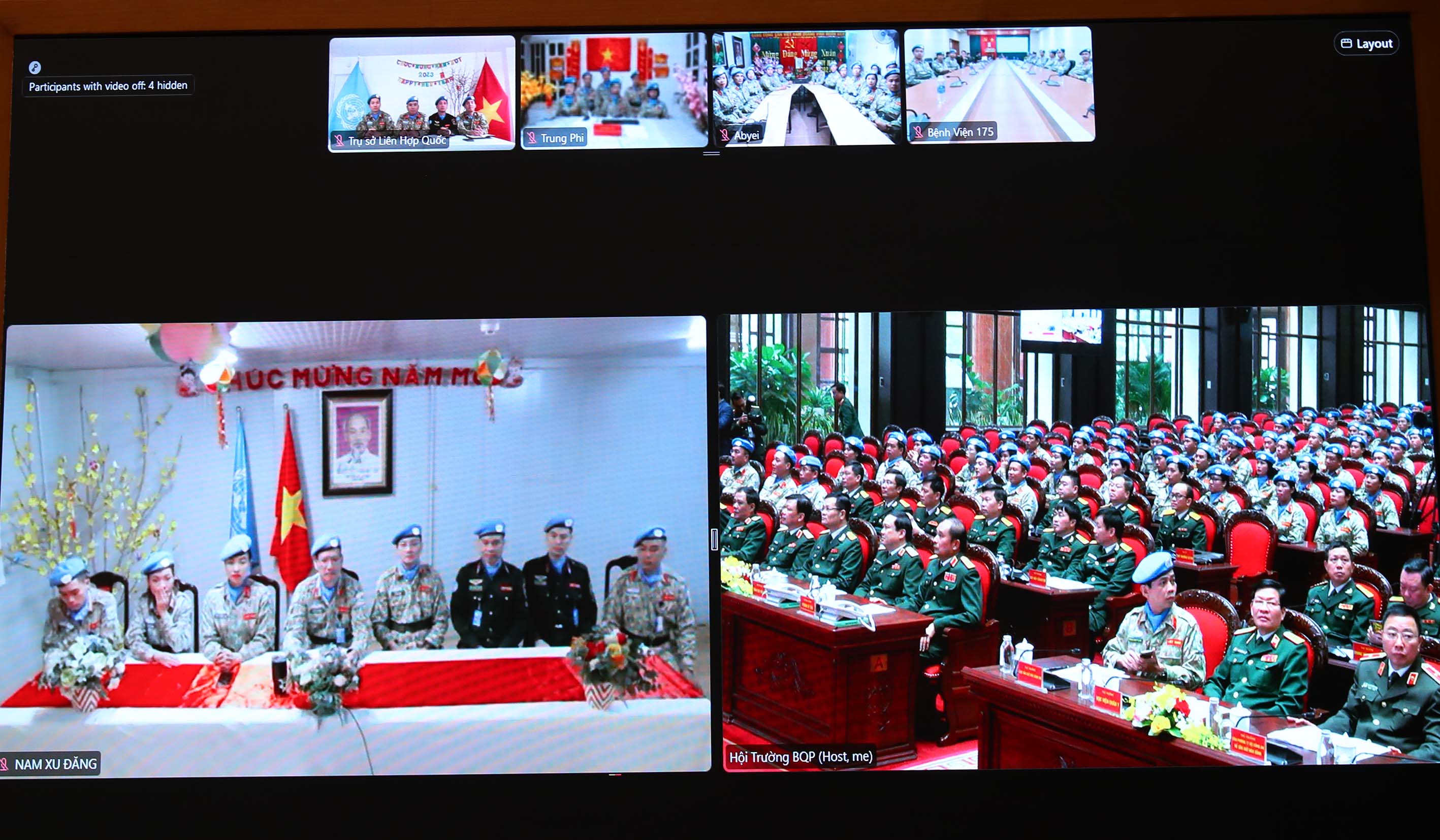 Lan tỏa tinh thần Tết cổ truyền tới các lực lượng Việt Nam tham gia gìn giữ hòa bình Liên hợp quốc